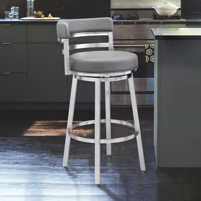 Orren Ellis Kenedy Swivel Bar & Counter Stool & Reviews